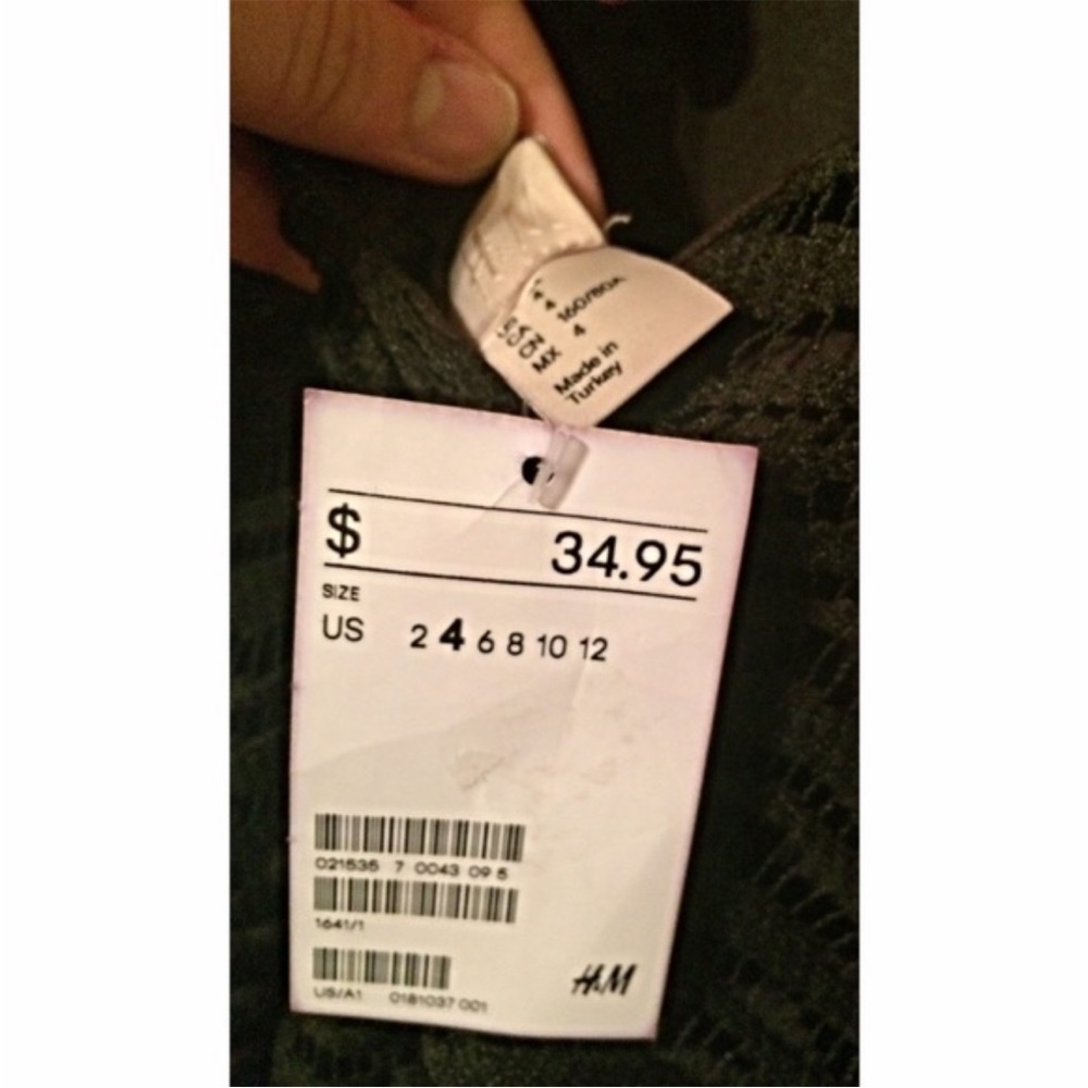 🔴{H&M} Black Cocktail Dress NWT - Picture 4 of 4